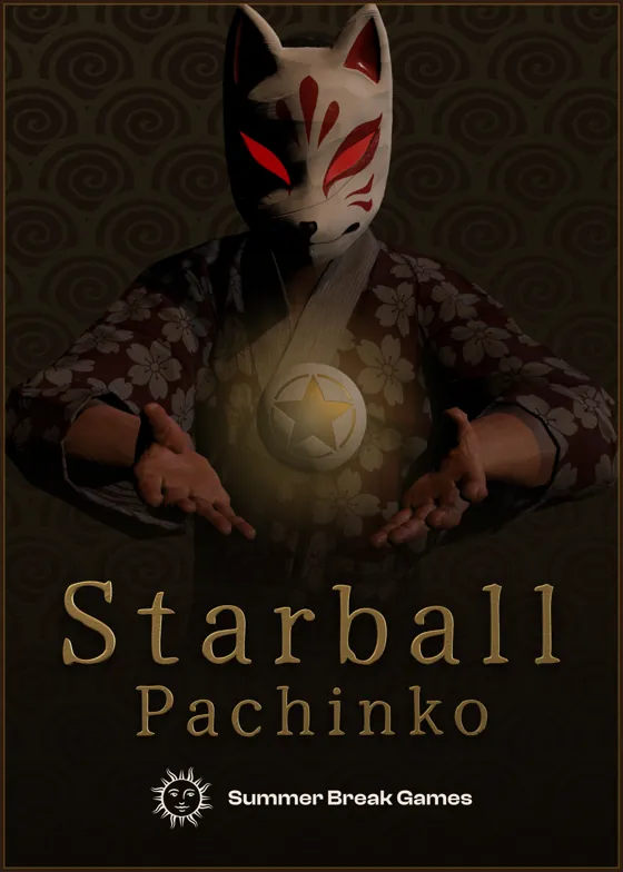 Poster: the fox-masked bartender holding out a star ball above the title